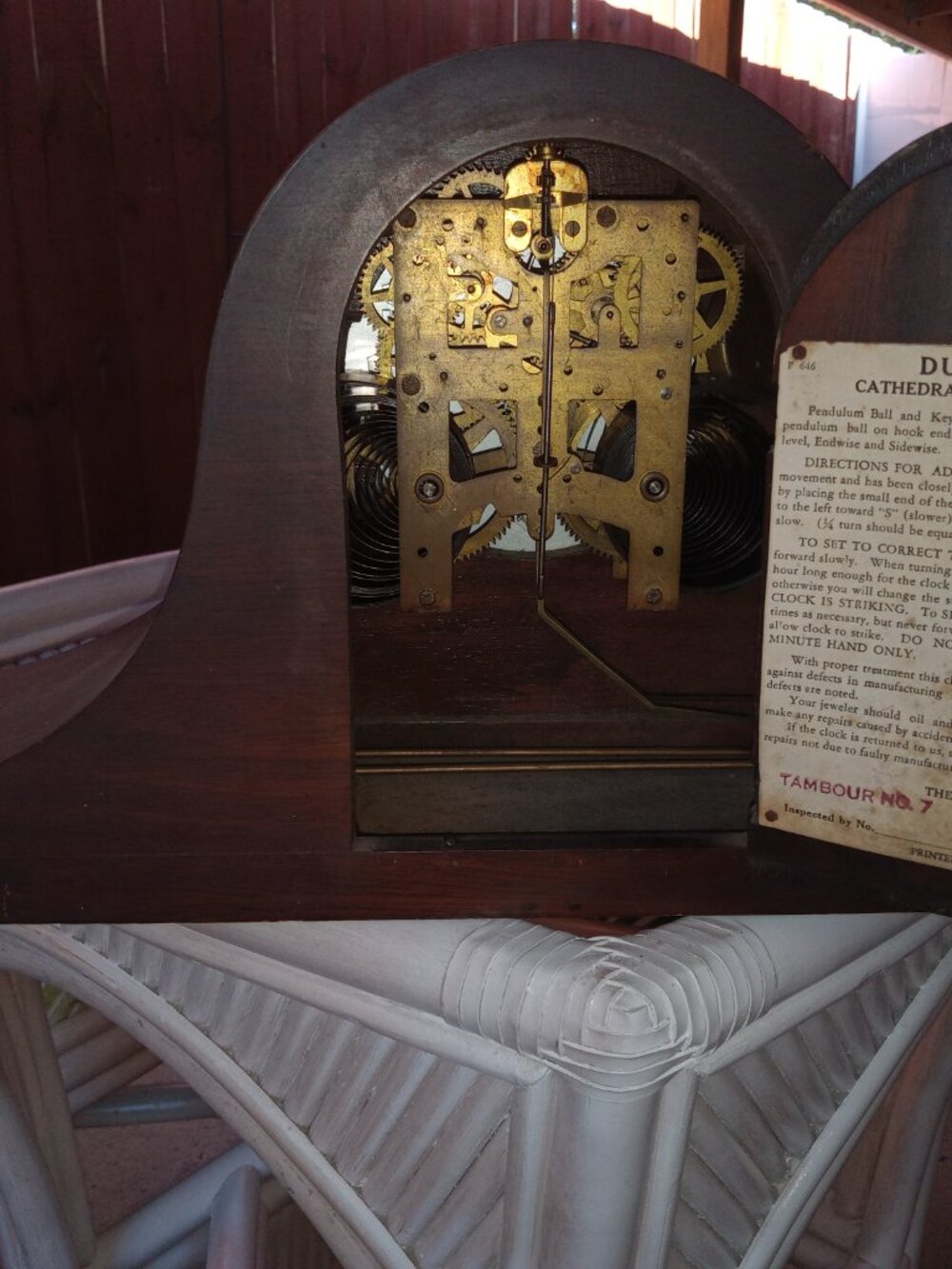 Antique clock - Picture 2 of 2